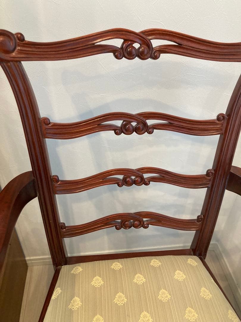 高級　アダムスタイル　デザイン　クラシックスタイル 木製椅子
