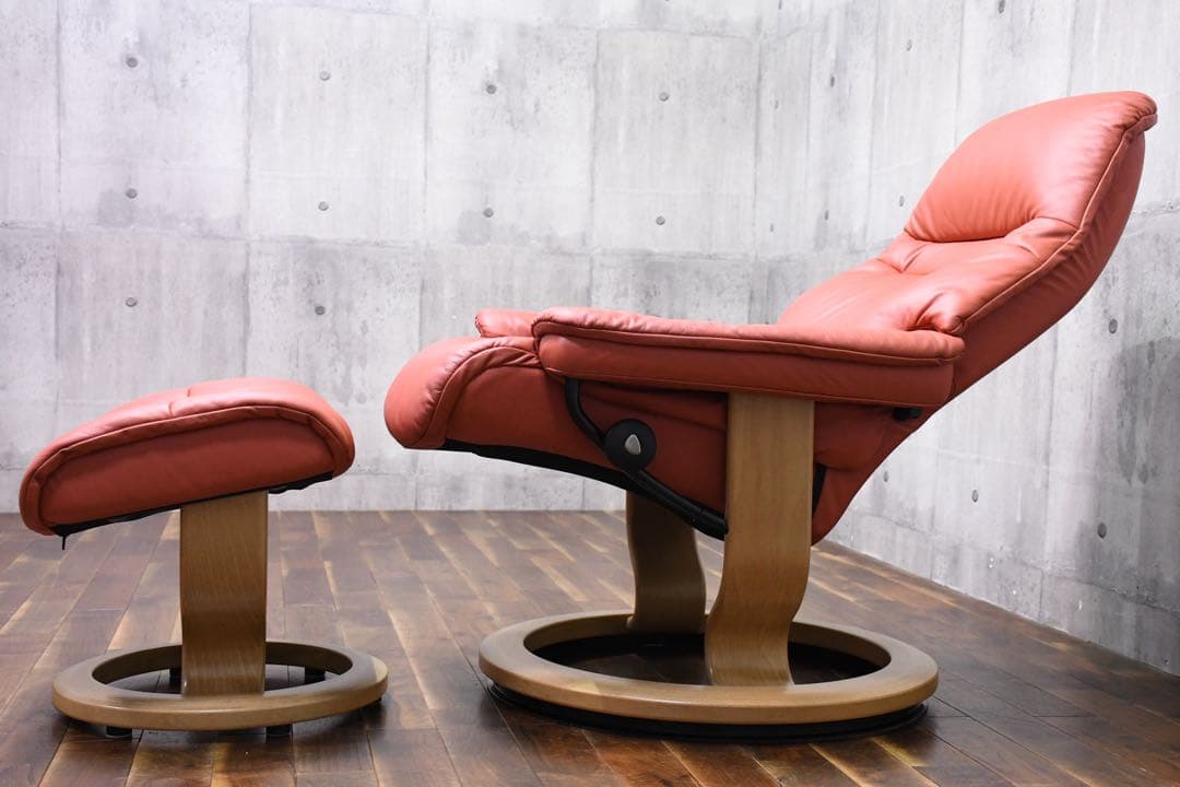 EJC10 美品 エコーネス ストレスレスチェア サンライズ M オットマン