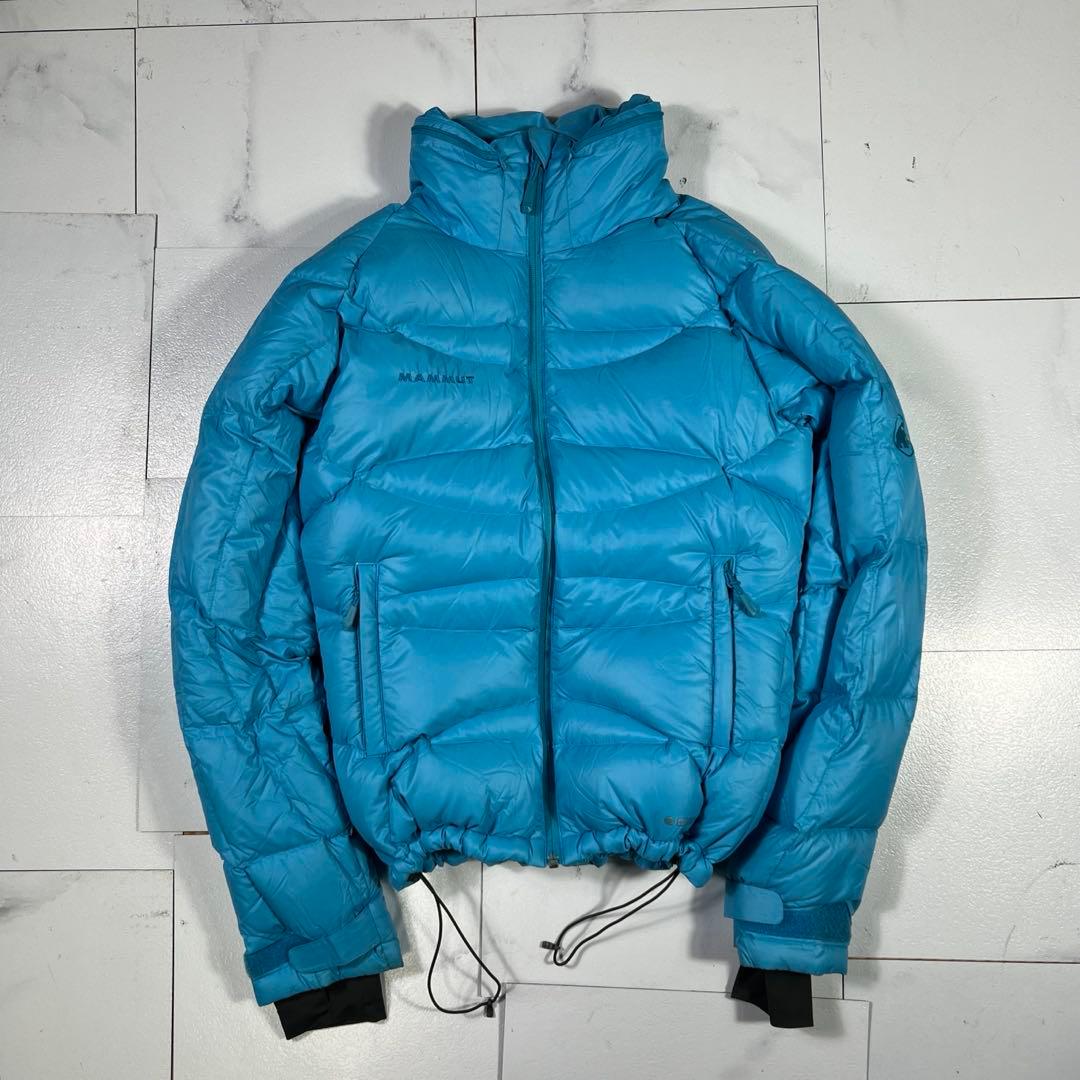 00s mammut 短丈 down puffer jacket y2k 水色