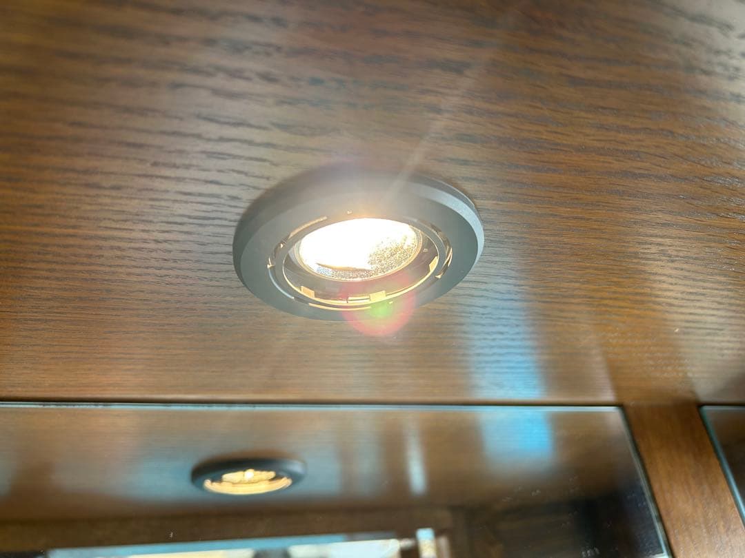 近藤工芸　oak オーク材 キュリオケース　飾り棚　北海道 旭川家具