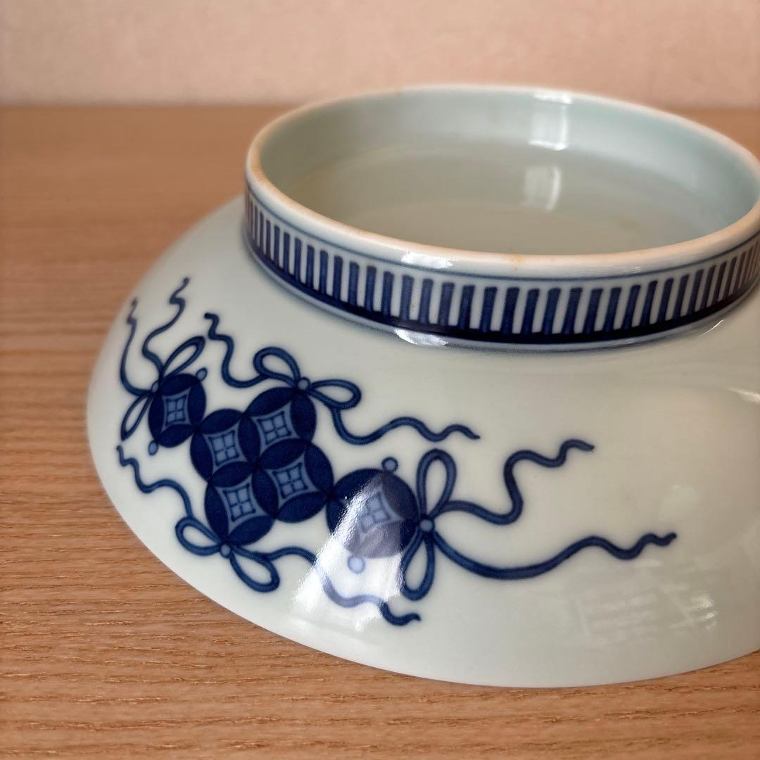 色鍋島 花筏文七寸皿　公法作　桐箱入