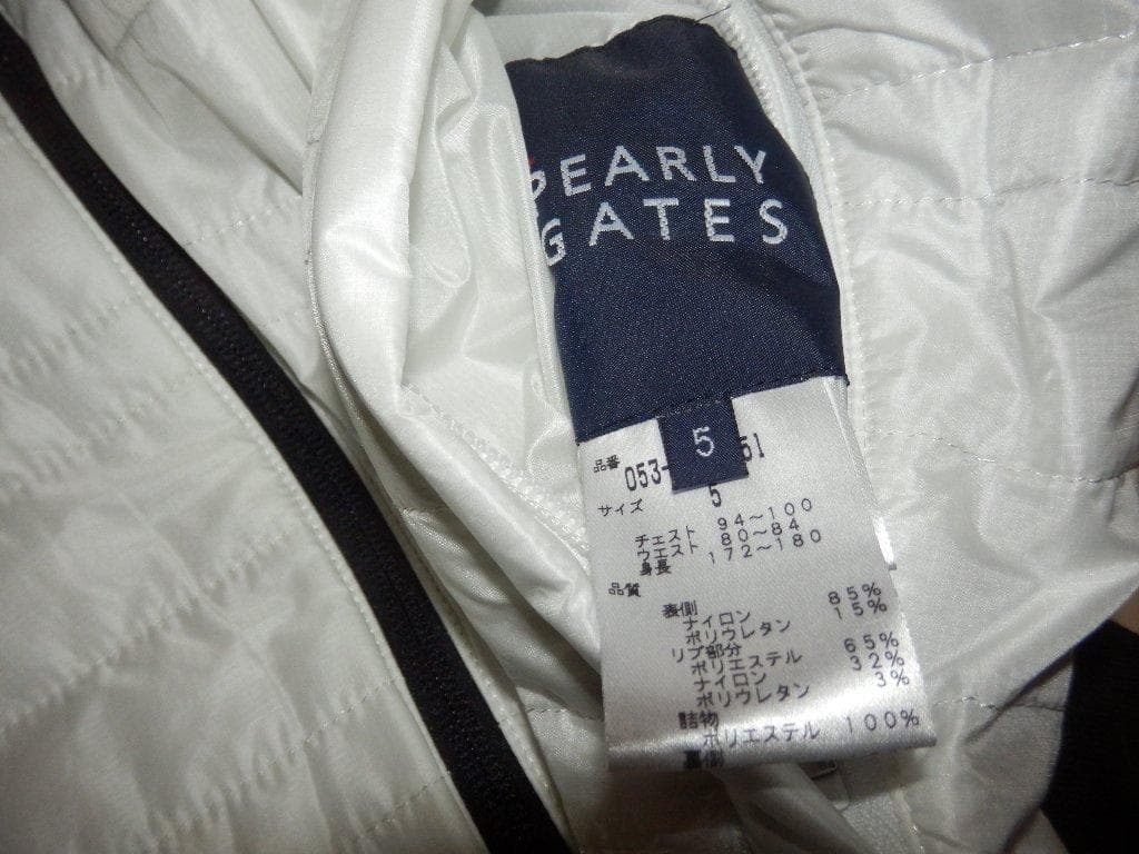 パーリーゲイツ★人気 リバーシブル4 WAY暖かジャケット★サイズ5 L