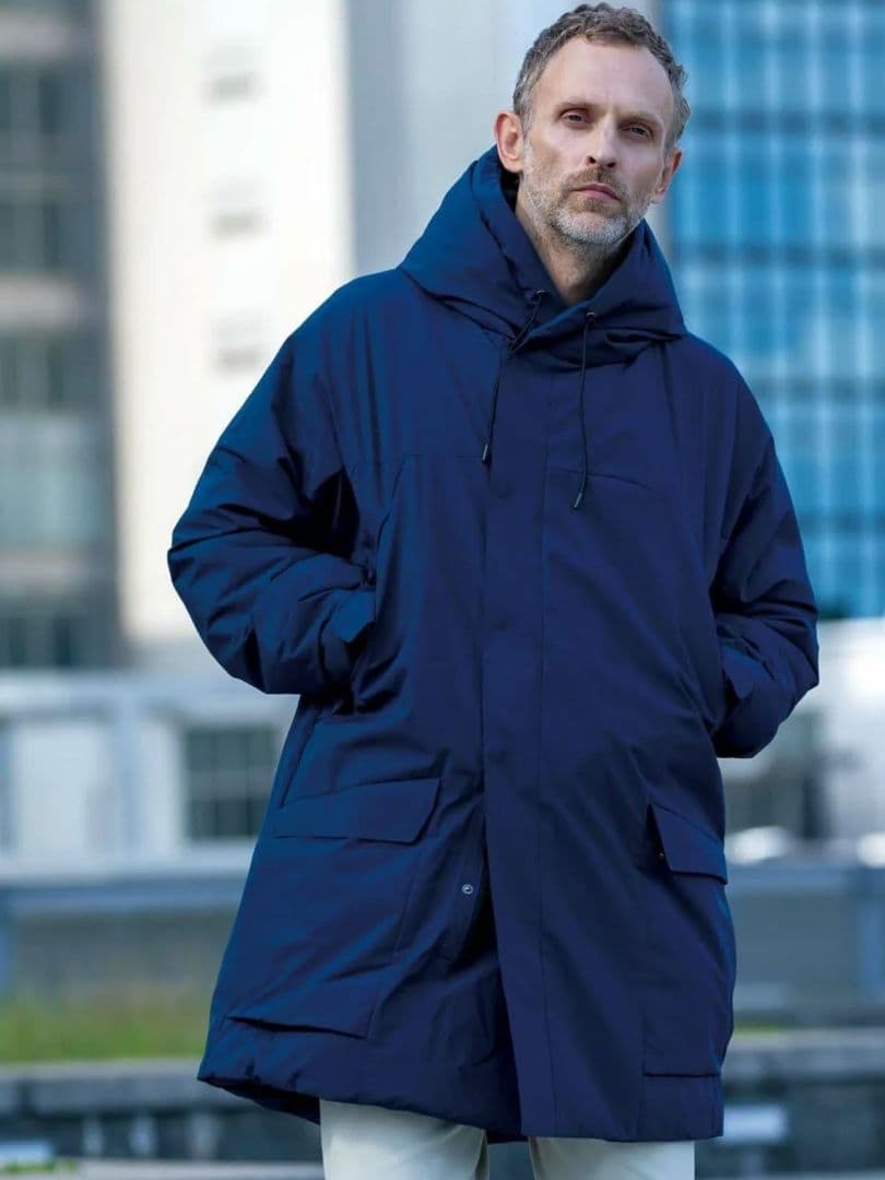 美品 junhashimoto モッズコート ダウン ネイビー メンズ