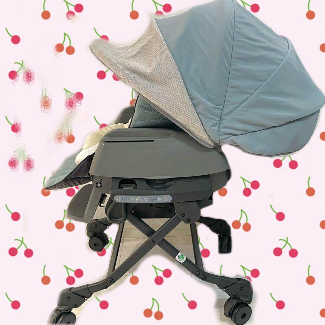 超美品★コンビ ネムリラ オートスイング BEDiLong スリープシェル