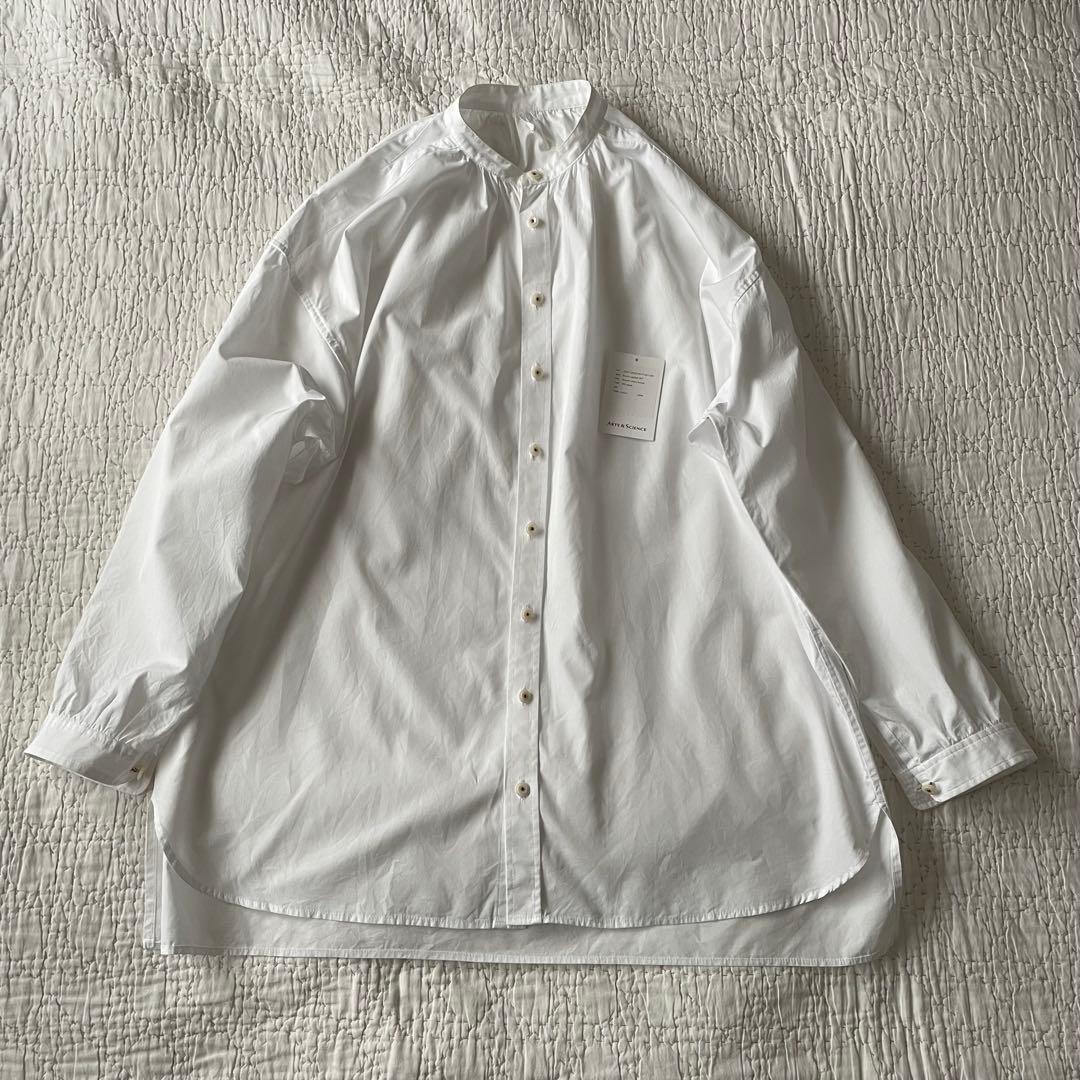 24AW ARTS&SCIENCEアーツアンドサイエンスギャザーロングシャツ