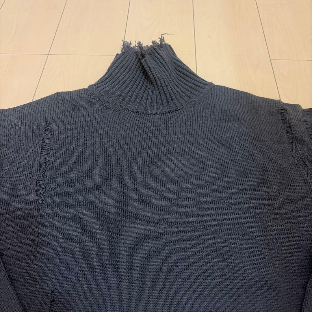 S'YTE Yohji Yamamoto ダメージニットセーター ブラウン