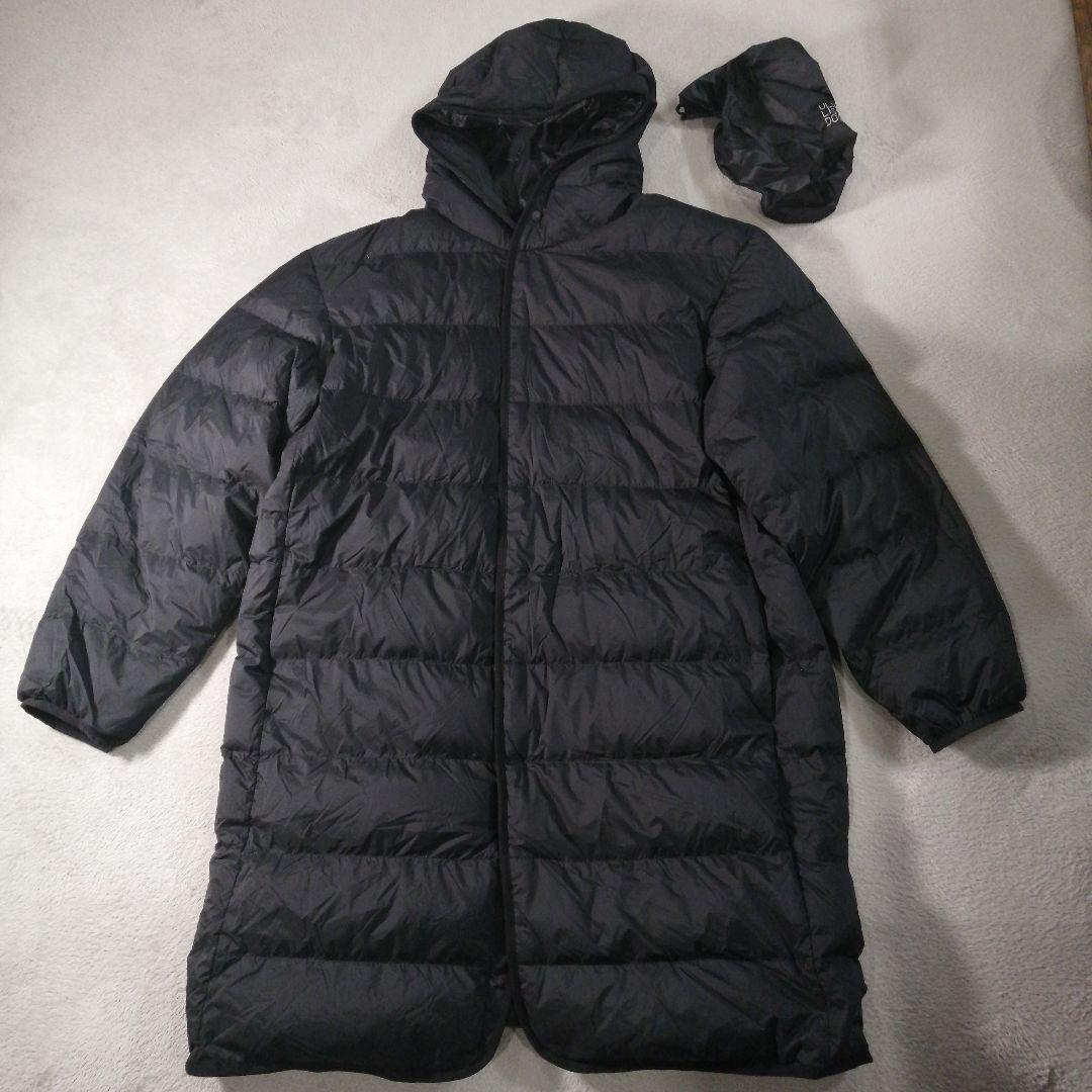 ユニクロ　ウルトラライトダウンフーデッドコート　ブラック　Ｌ