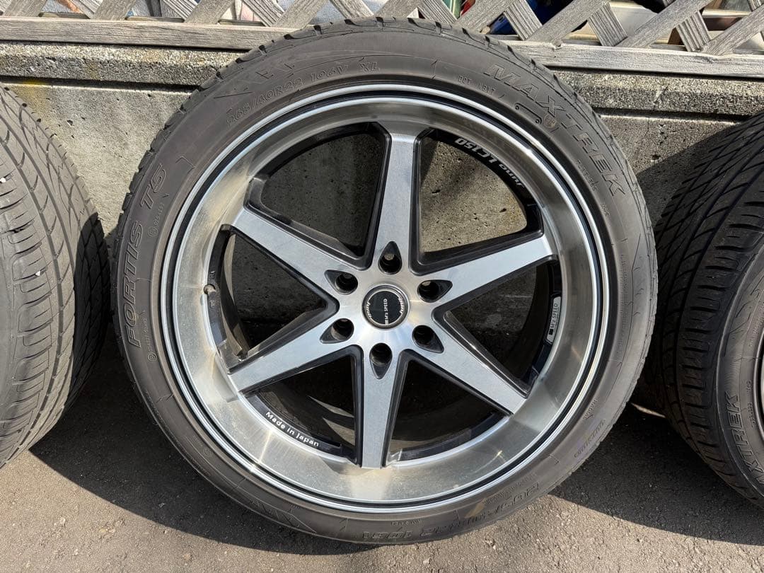 プラド150 エムズスピード　22インチ ホイールセット