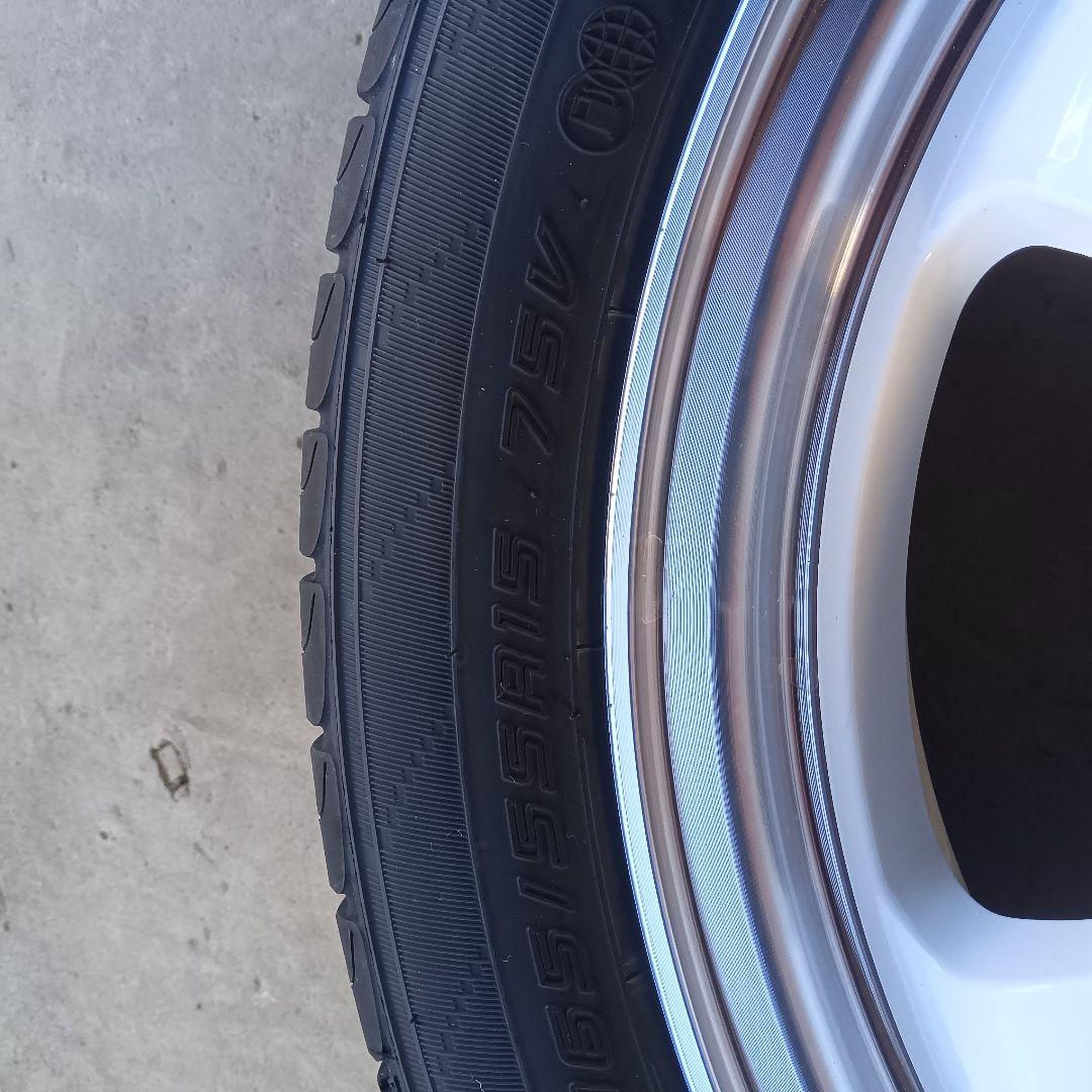 美品　15インチweds graft 5s 軽自動車　ホイール＆タイヤ4本セット