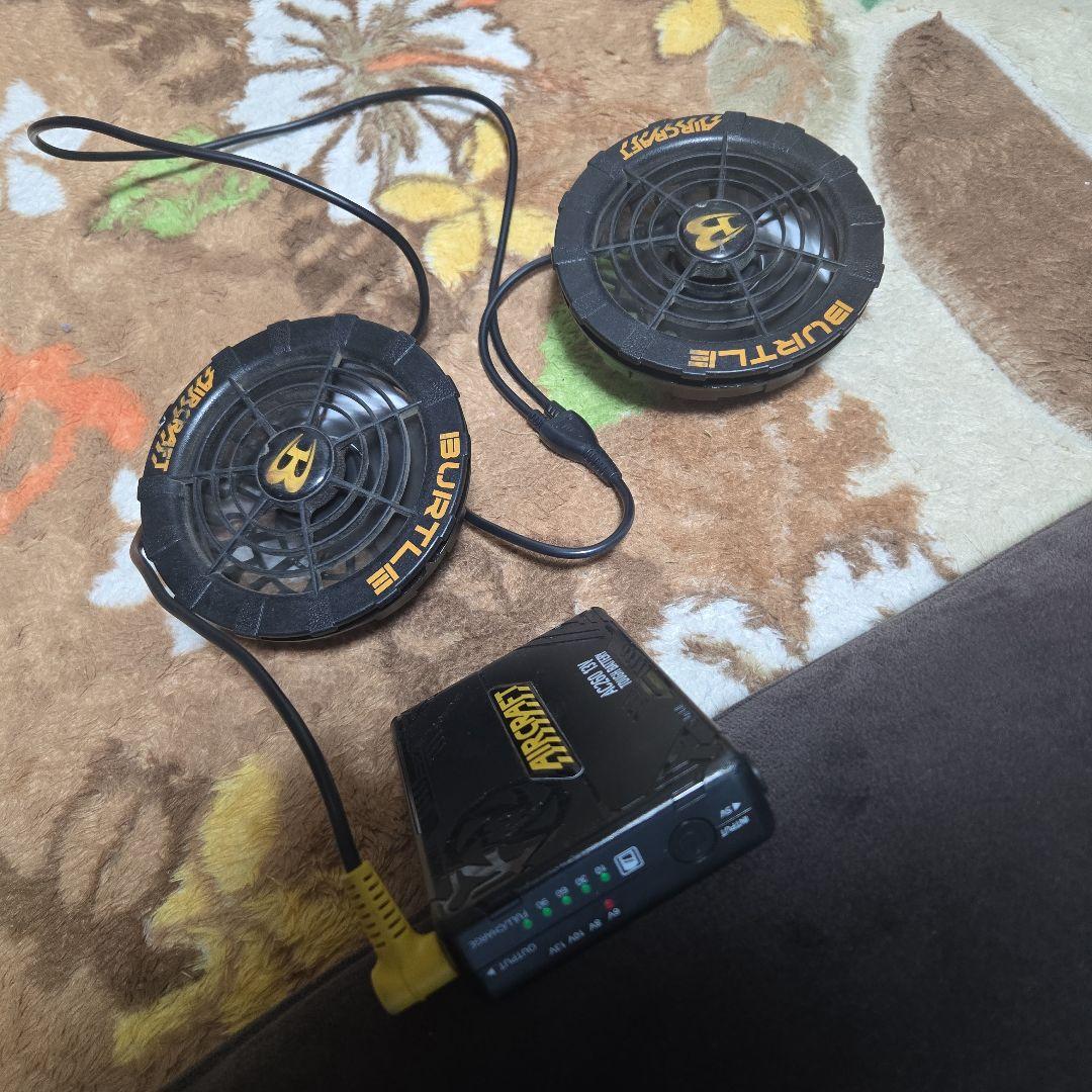 BURTLE/バートル　空調服ファン　バッテリー13Vセット