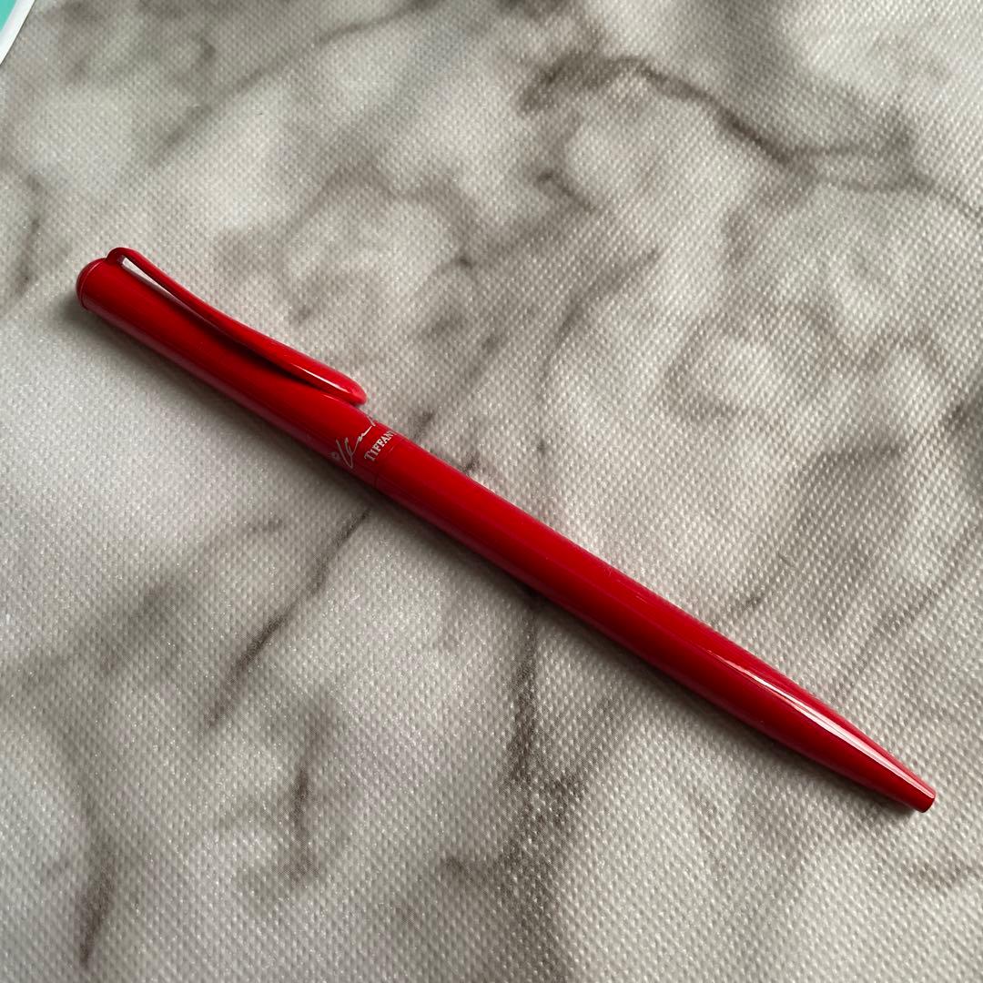 新品未使用品TIFFANY&CO ボールペン　エレサ・ペレッティ　レッド