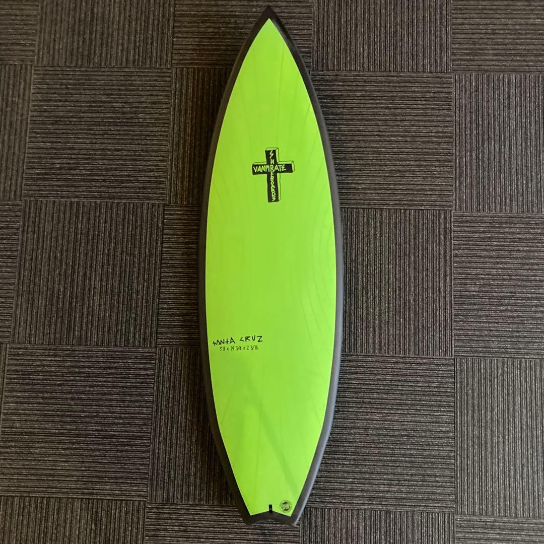 【新品アウトレット】SANTACRUZサーフボード　Batmo5'8\"