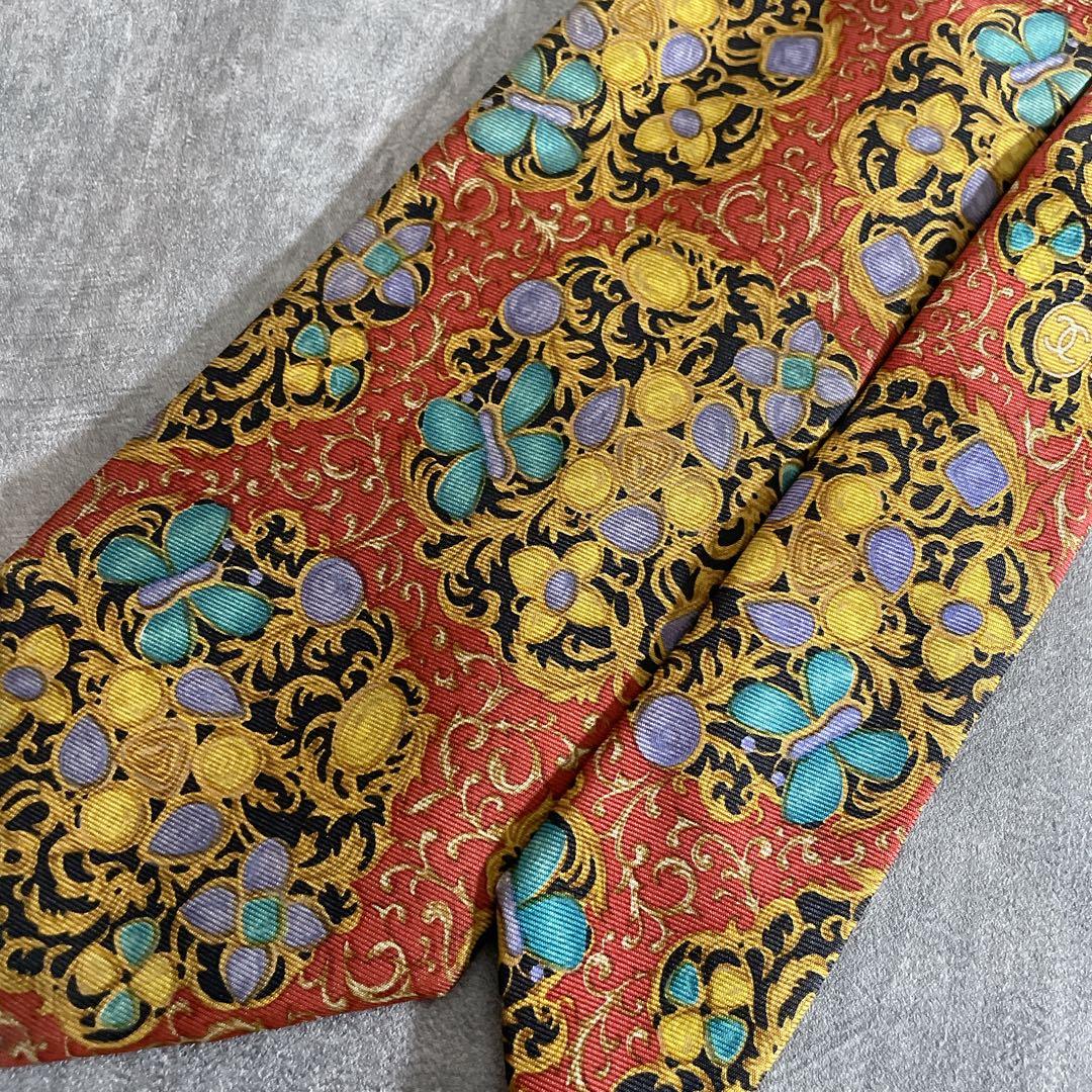 【1点物】ジャガード織 コンビネーションセットアップスーツ×CHANELネクタイ