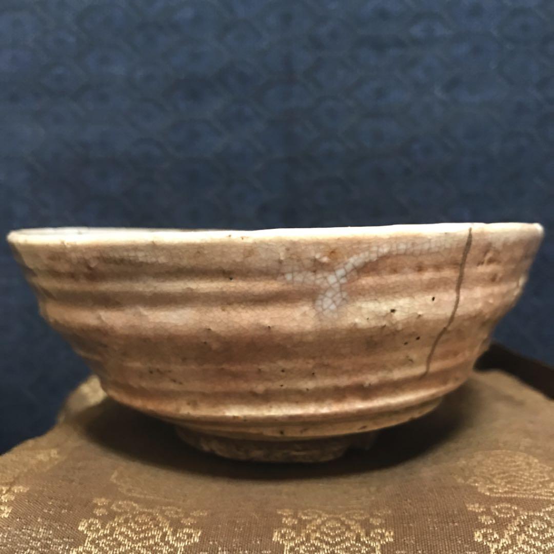 詳細不明　いわくありげな古萩茶碗 所蔵印あり