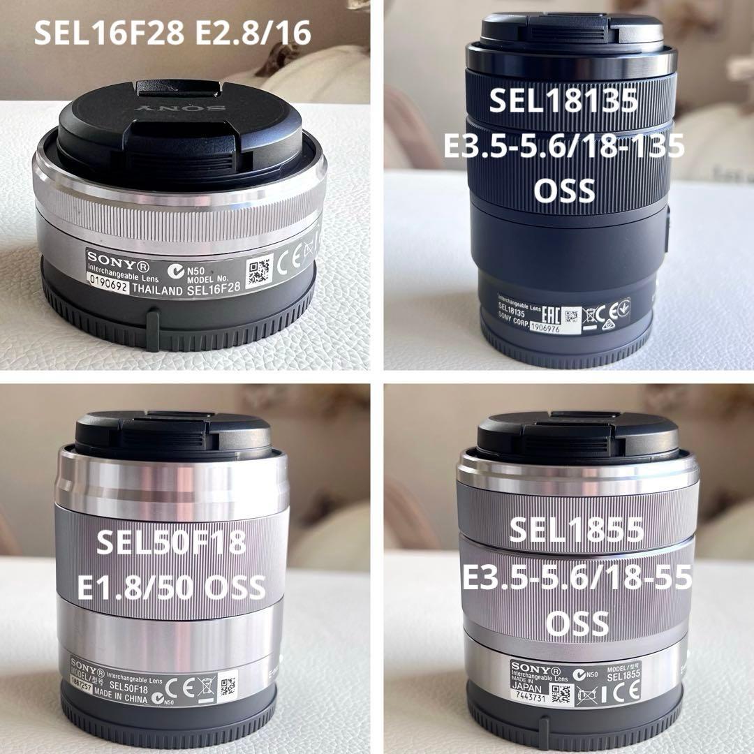 SONY α6000 ILCE-6000Y ボディWhite レンズ4本セット