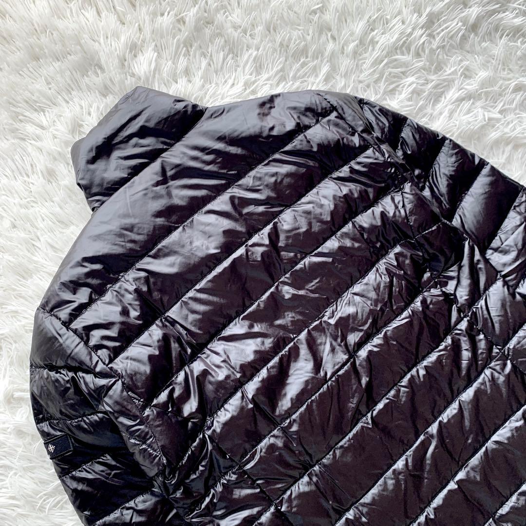 【美品】TATRAS タトラス ダウン ジャケット ワッペン ブラック