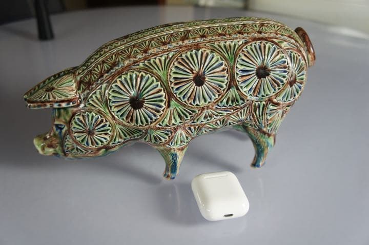 北欧の豚(大)の貯金箱