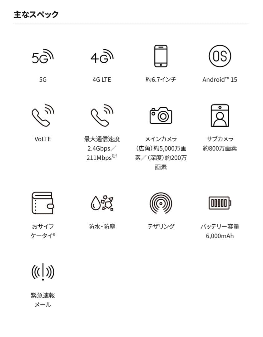 OPPO A5 5G 本体 2025年12月4日発売新機種