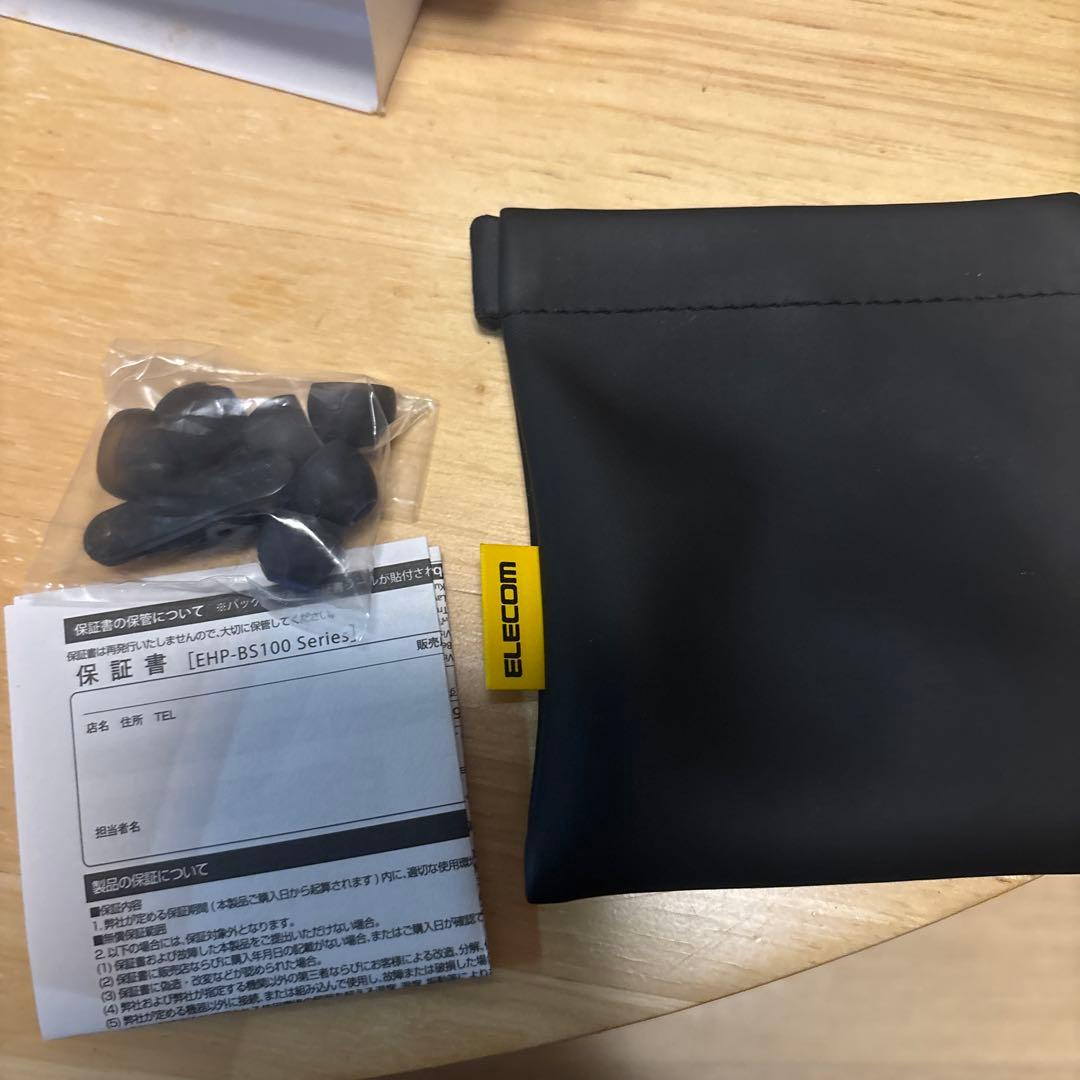 ELECOM ステレオヘッドフォン EHP-BS100BK