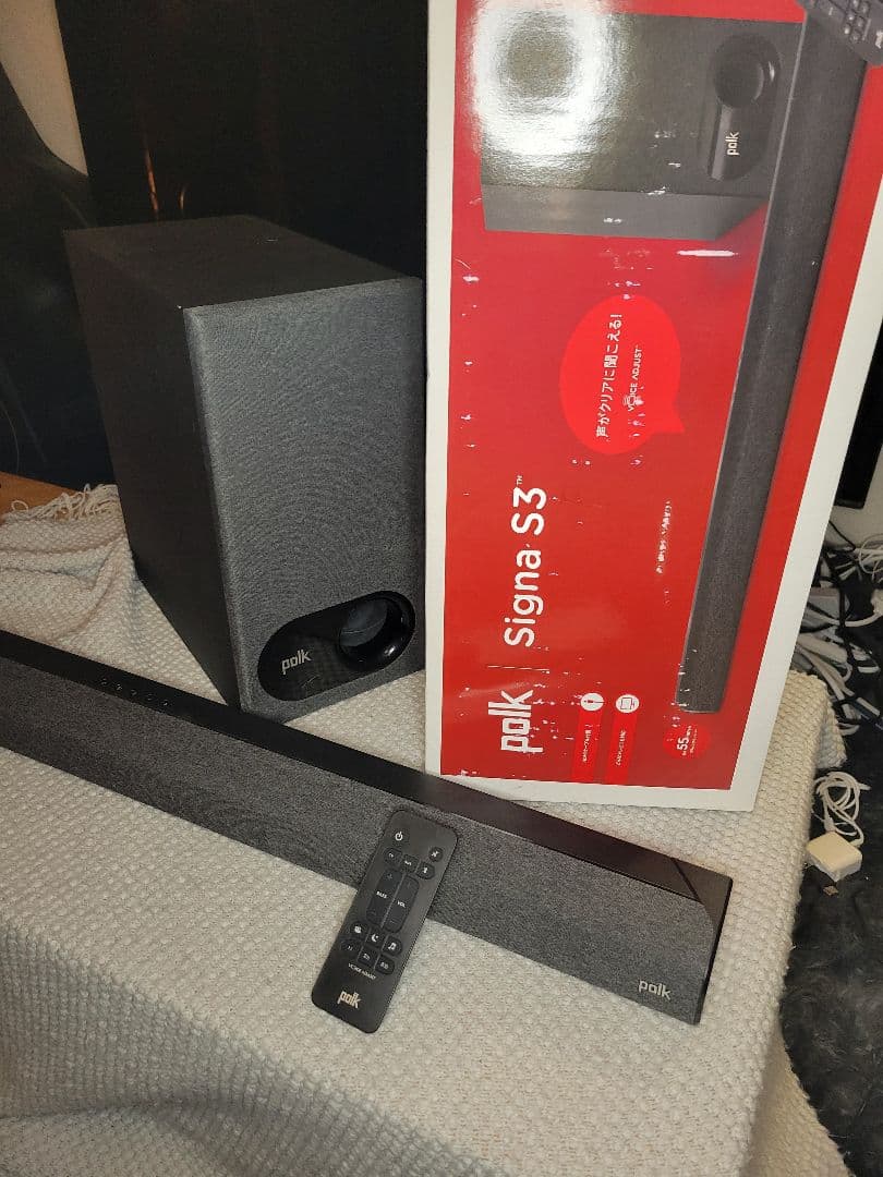 Polk Audio Signa 3 サウンドバーセット 箱付き