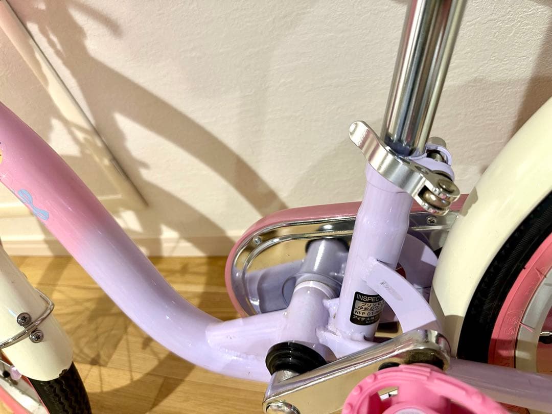 【美品】ディズニープリンセス 幼児用自転車 《18インチ》