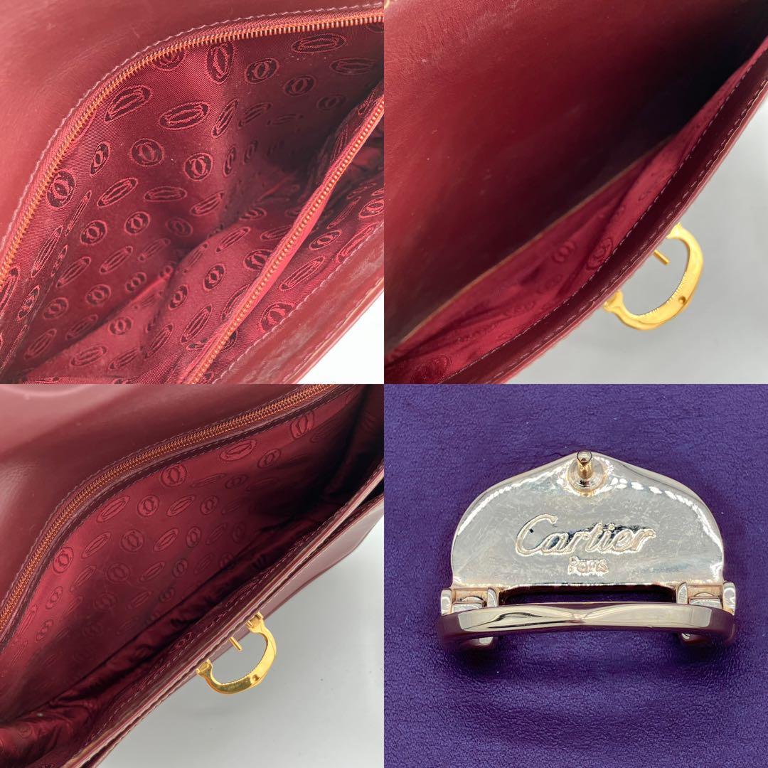 希少✨美品✨カルティエ ショルダーバッグ マスト Cホック フラップ 斜め掛け