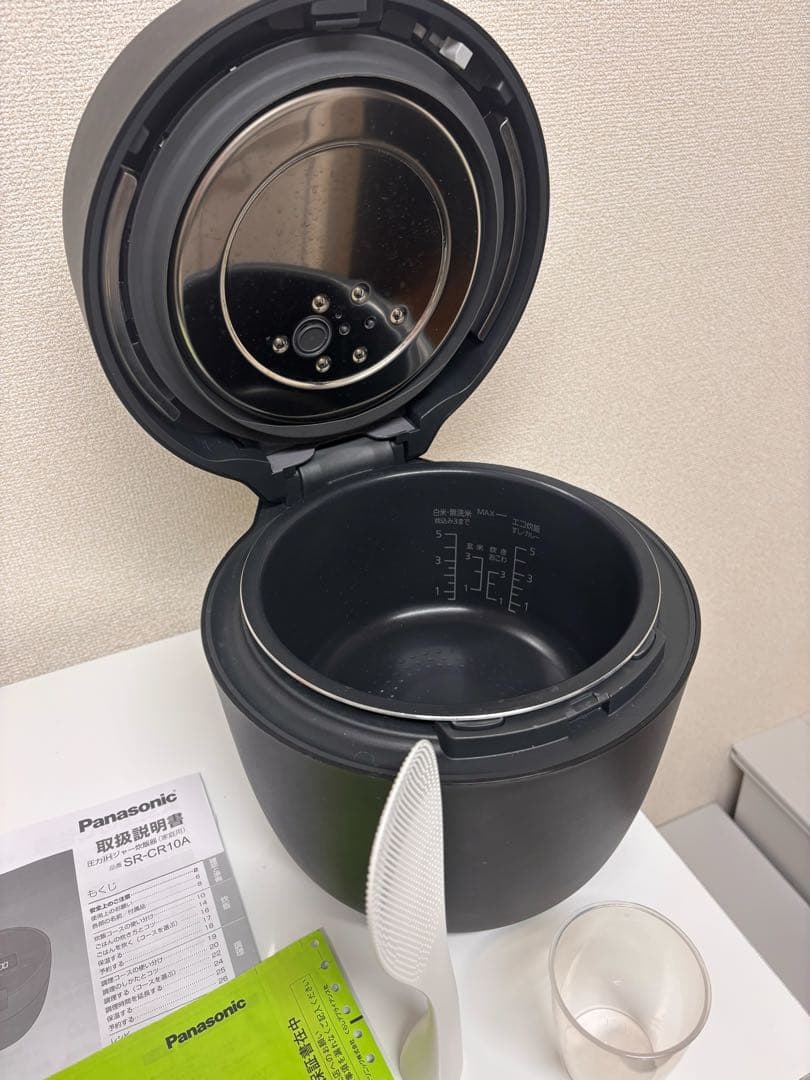 Panasonic SR-CR10A 圧力IH 炊飯器 黒