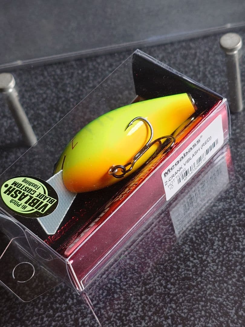 メガバス z-クランク 赤 ウッド バイブラッシュ ホットタイガー 新品未開封