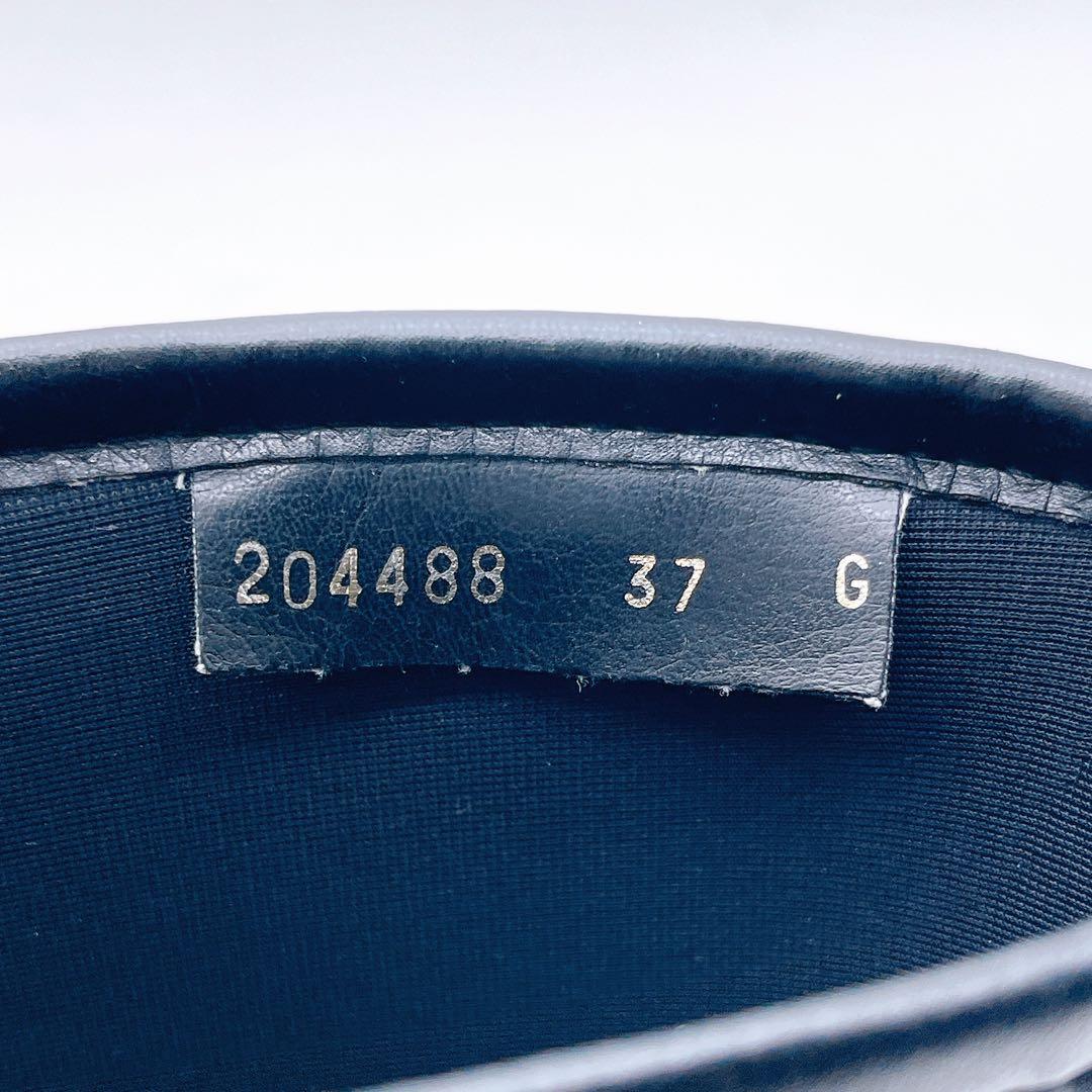 【GUCCI】グッチ GGスプリーム レインブーツ size37 箱付き
