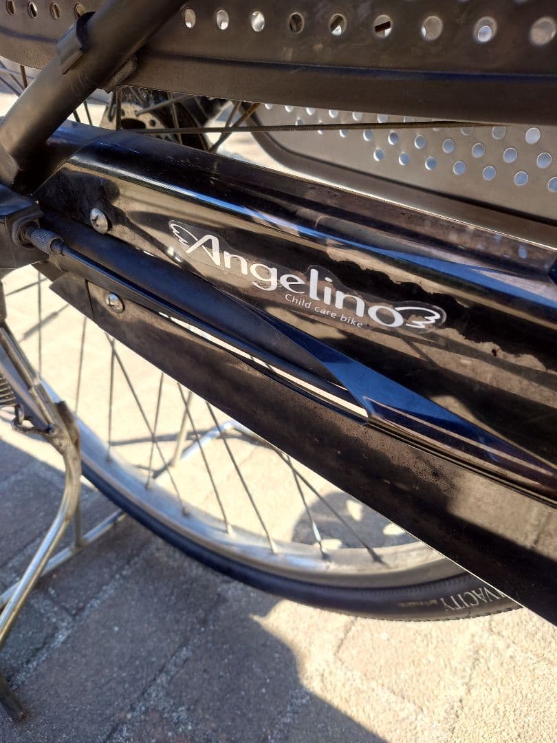 ブリヂストン　アンジェリーノ　 チャイルドシート付き 自転車