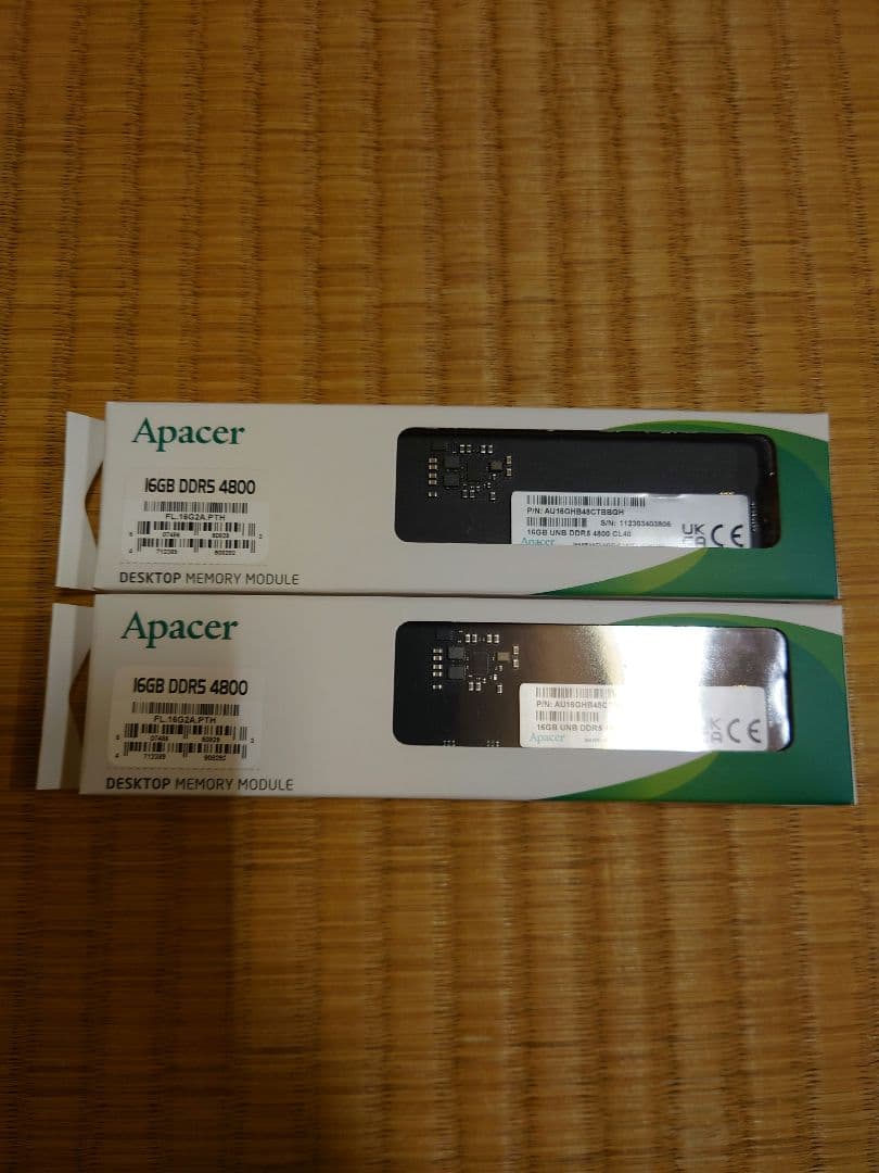 Apacer DDR5-4800 32GB メモリー