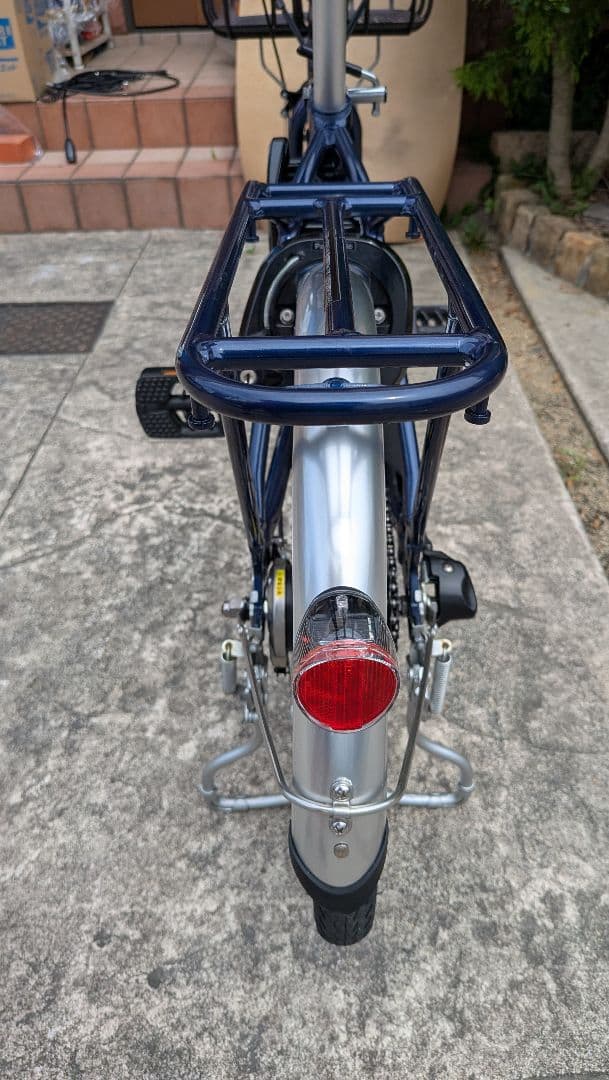 Panasonic製 三段変速付20インチ電動アシスト自転車ネイビー