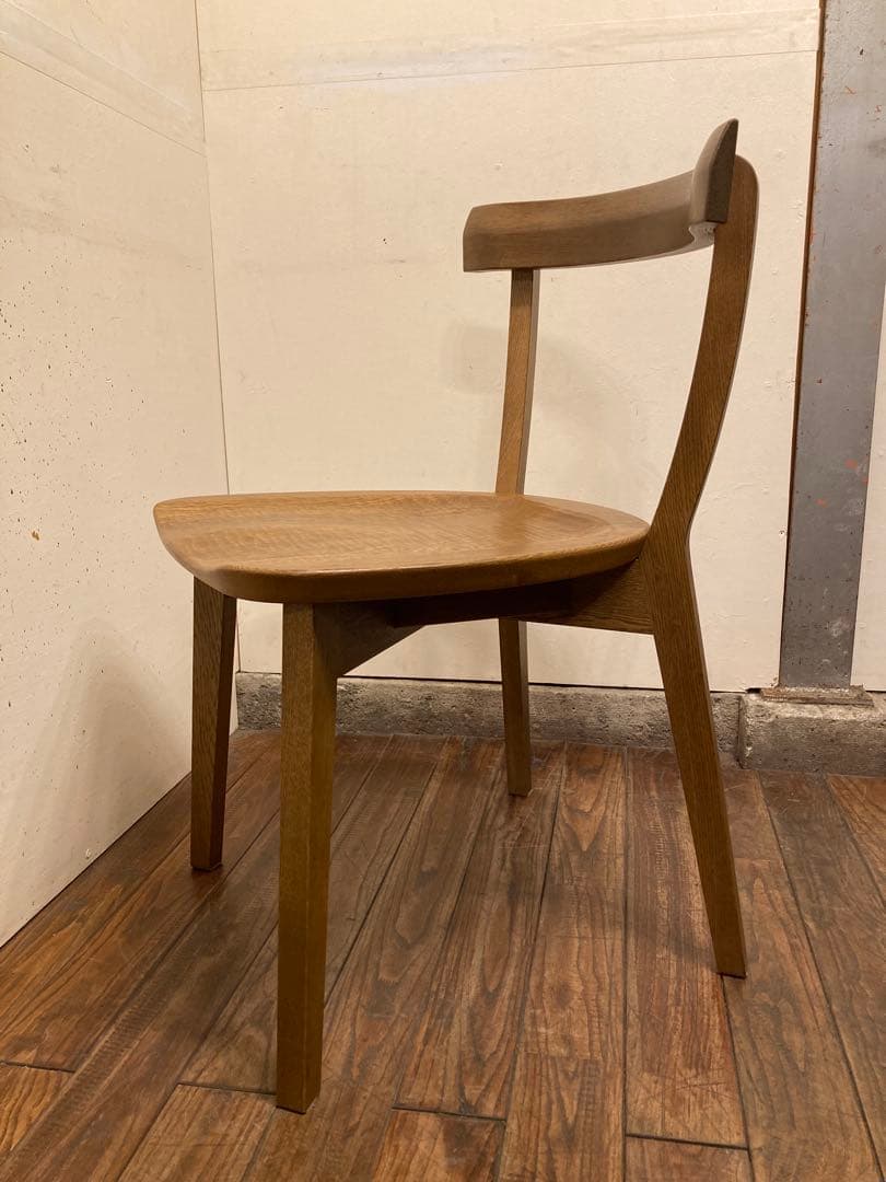 旭川家具 アーリータイムス オーク無垢材 DC-4 1脚 曲木 民芸 職人 匠