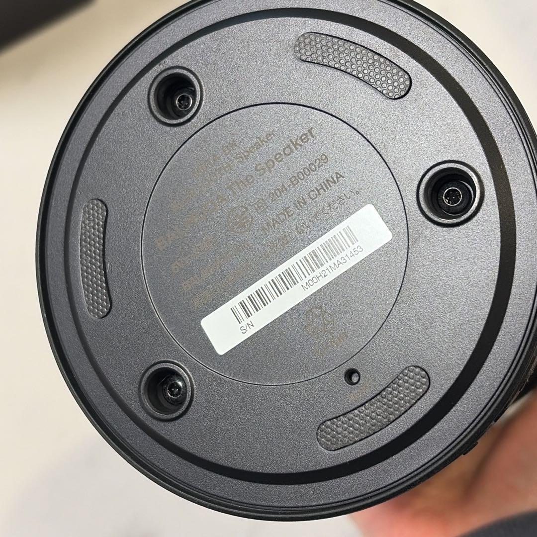 【ほぼ未使用】BALMUDA The Speaker ブラック 箱付き