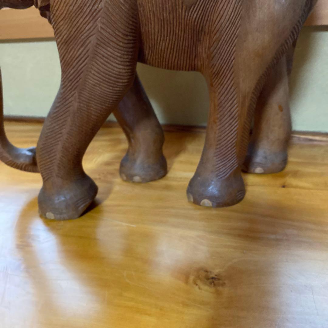 木製の像　インテリア　置き物 オブジェ アンティーク