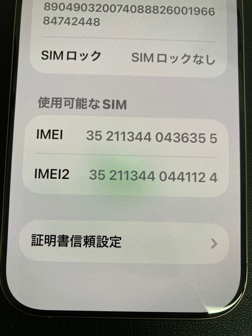 極美品　iPhone 16 Pro 256GB SIMフリー