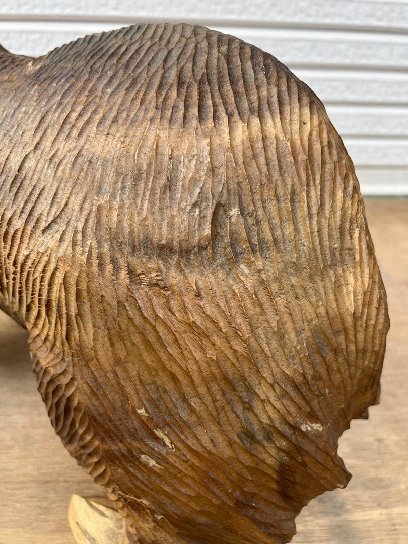 【O-235】木彫り 熊  作者不明