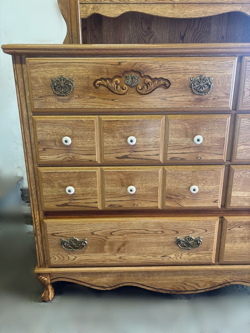 引き取り限定! アンティーク　木製　チェスト　ドレッサー　ドレッサーチェスト