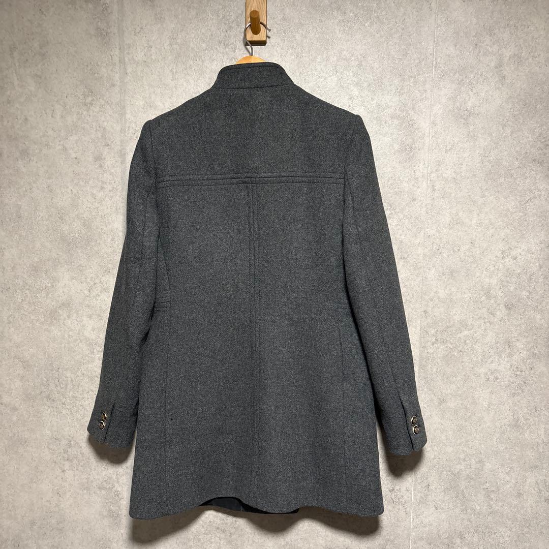 ZARA　ウールダブルブレストコート M