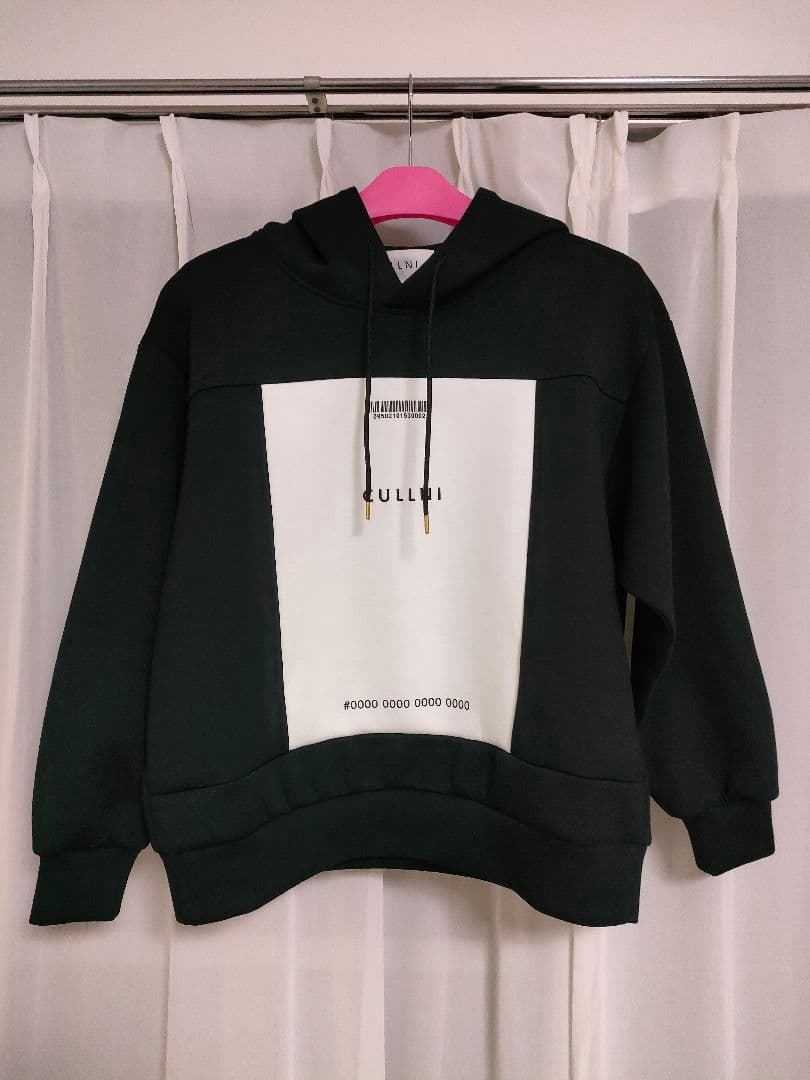 【美品】CULLNI × SHAREEF コラボ パーカー ブラック サイズ0