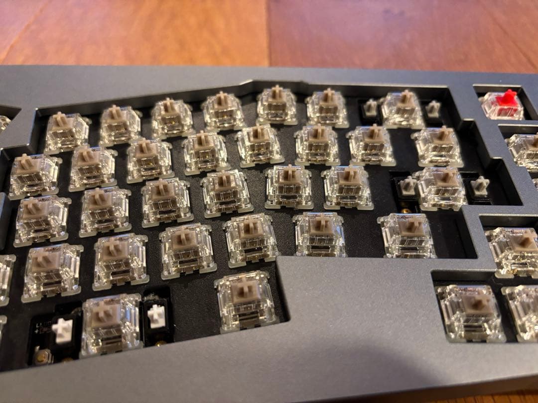 美品 Keychron Q8 Silver Gray アリス配列 有線接続のみ