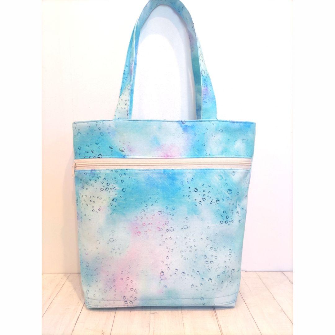 おたま様　仕切りポケット付ショルダーバッグ　ファスナートート　ミニ財布