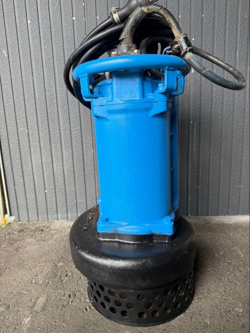 ツルミ水中ポンプ(一般工事排水用) 200V 60Hz 5.5kW