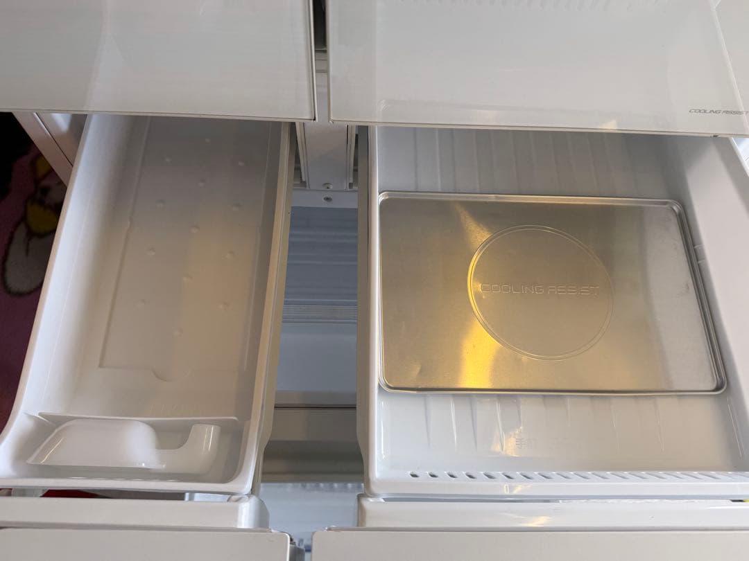 （宮城発）Panasonic NR-F506HPX-W形 6ドア冷凍・冷蔵庫