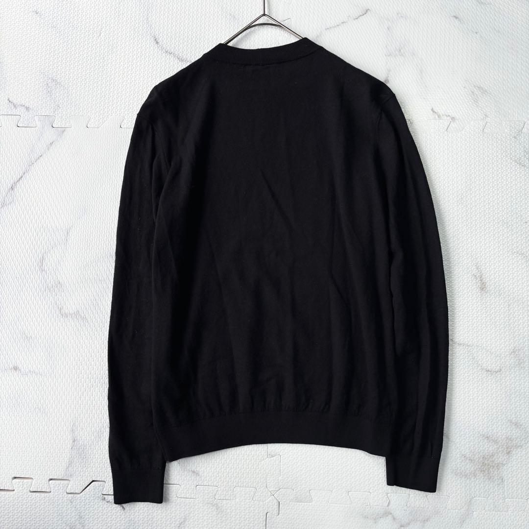 美品✨GIORGIOARMANI ジョルジオアルマーニ 黒タグ長袖 濃紺