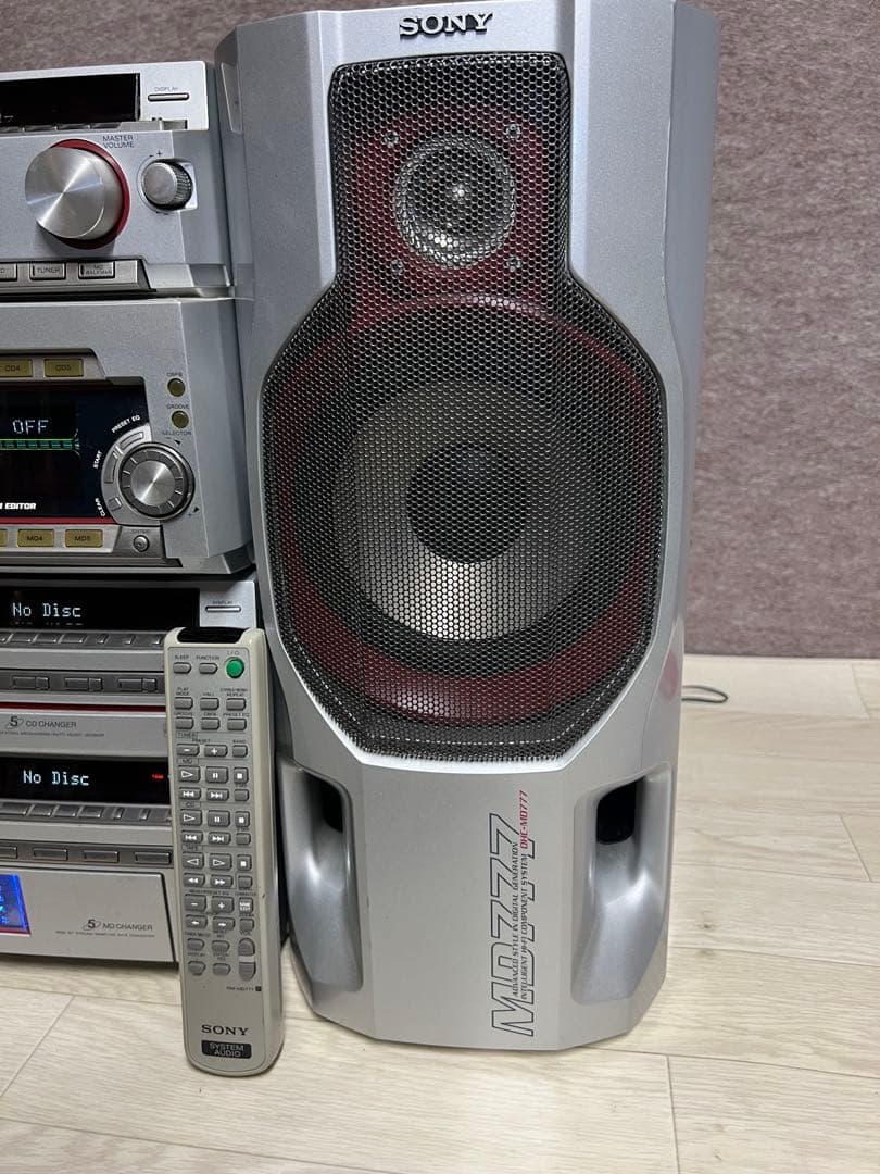 ソニーSTR-MD777システムコンポDHC-MD777 中古動作品リモコン付き