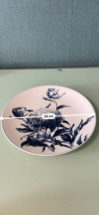 003 [未使用品]マイセン・プレート・菊・掛け皿　壁掛け・剣　meissen