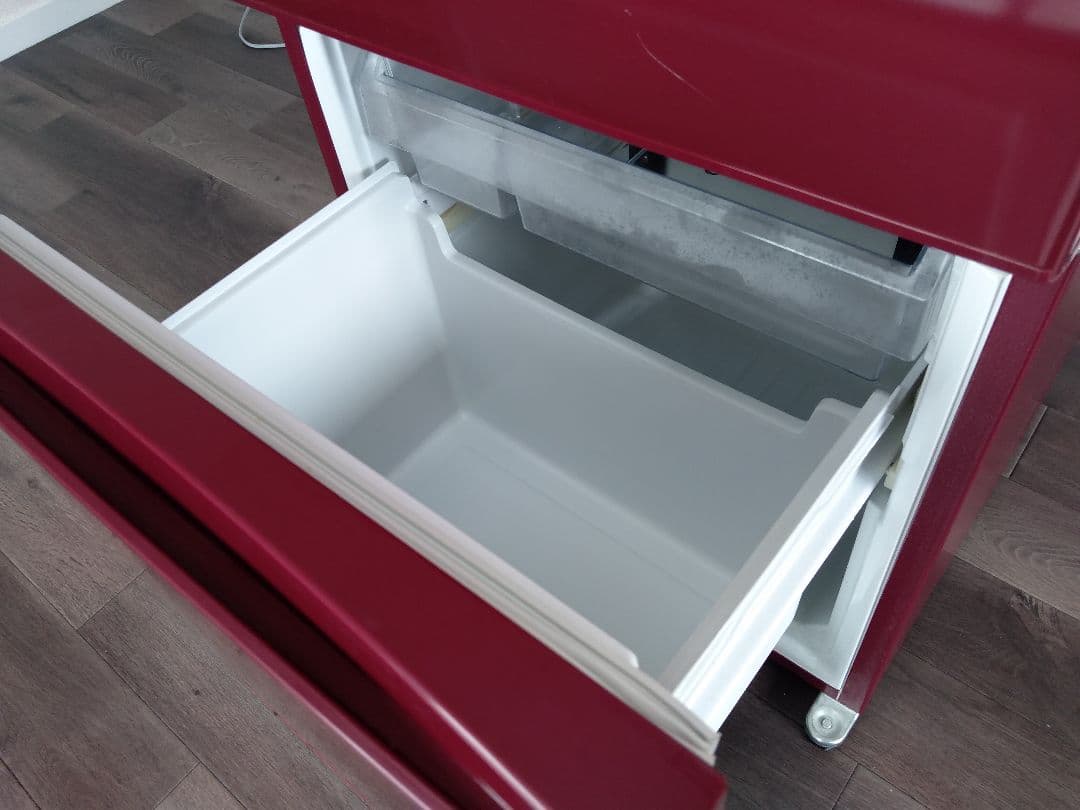 アクア　冷蔵庫　冷凍庫　184L　AQR-18F　冷凍冷蔵庫　ルージュ　赤