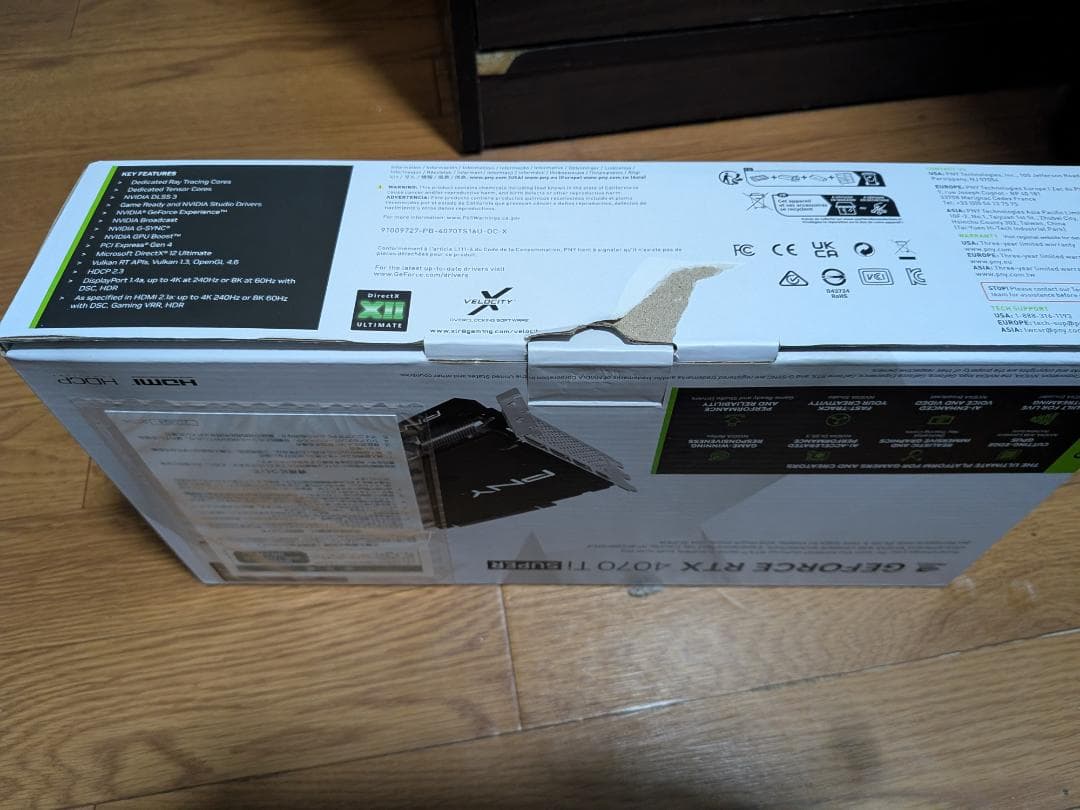 PNY RTX 4070 Ti Super 16GB ※コネクタ訳あり