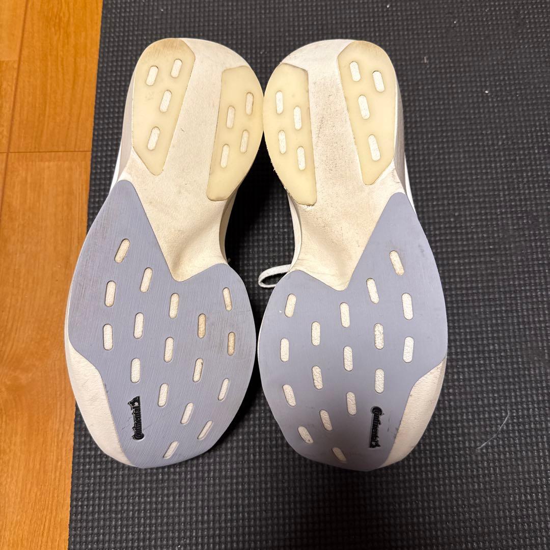 ADIZERO スパイクシューズ ホワイト/ブラック